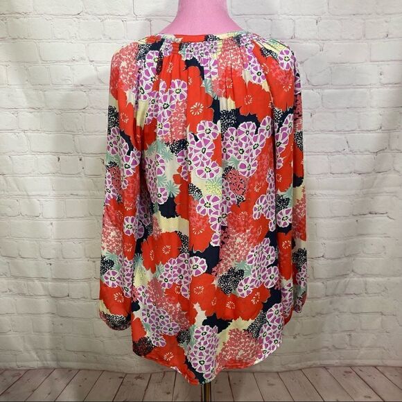 M DR2 by Daniel Rainn loose fitting floral top - Picture 4 of 8
